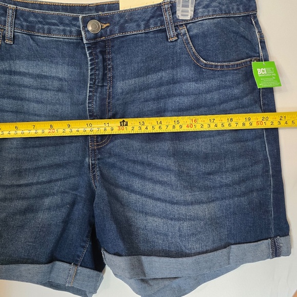 George High Waist Denim Shorts Size 16 - Picture 3 of 8